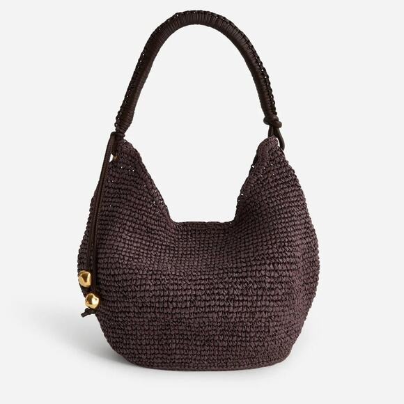 Madewell Handbags - NWOT Madewell The Large Camren Straw Bag Chocolate Raisin Brown